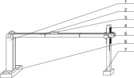 一种主梁上盖板水平偏斜测量装置的制作方法