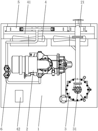 一种新型高效的空压机冷却系统的制作方法