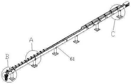 一种长管焊接组件的链条输送线的制作方法