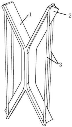 用于增强剪力墙平面外刚度的X型钢骨的制作方法
