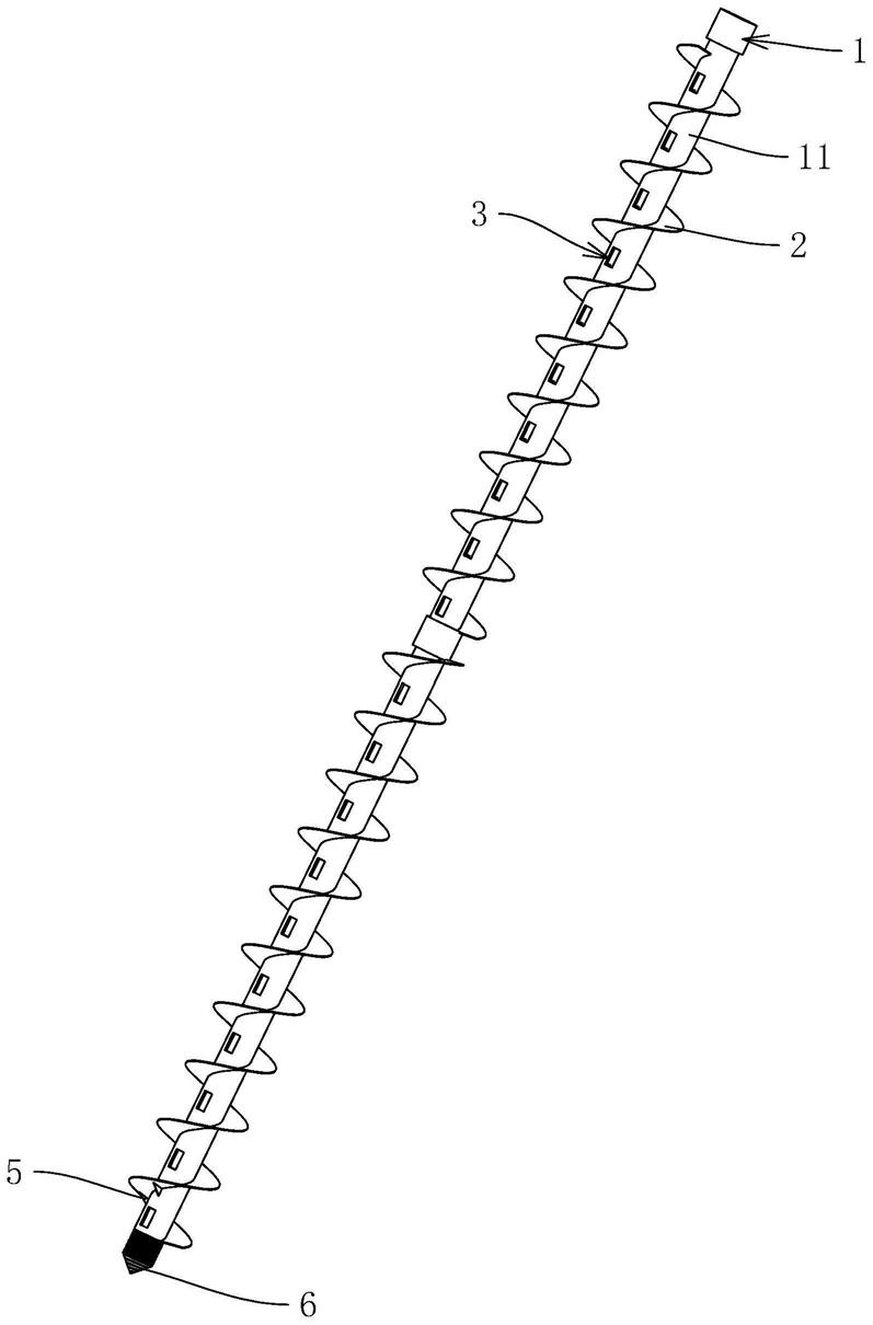 一种钻机用螺旋转杆的制作方法
