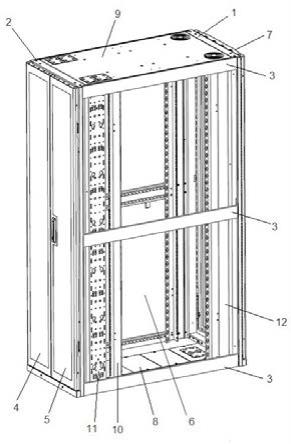 一种高承重拼装式GMA服务器机柜的制作方法