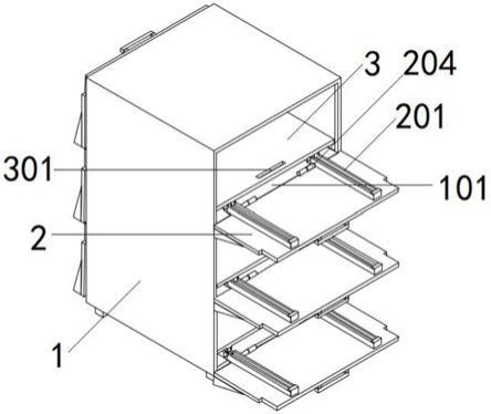 一种注塑模具收纳用快速取放放置架的制作方法