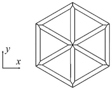 一种蜂窝状正六边形点阵材料结构的制作方法