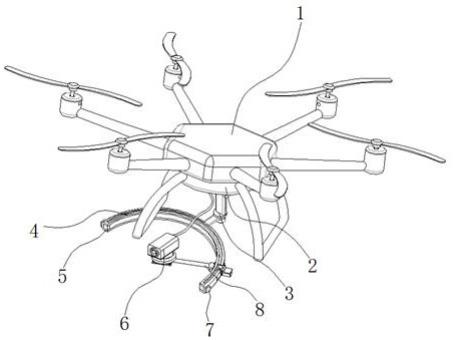 一种民用无人机航拍的摄像机悬挂装置的制作方法
