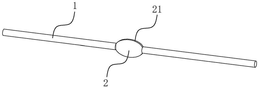 中端固定式双引线脚的制作方法