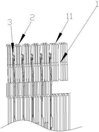 一种双面割圈绒针织机的针筒的制作方法