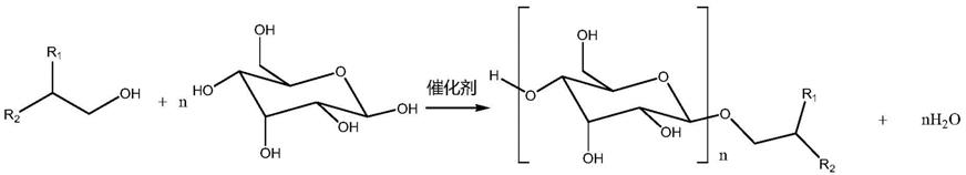 一种特殊支链伯醇烷基糖苷的制备方法与流程