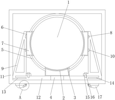 一种空压机安装用固定装置的制作方法