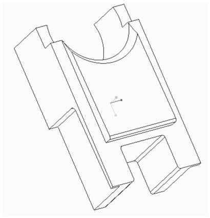 一种用于长方体斜面尺寸测量的装置的制作方法