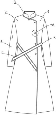 一种修身型中式大衣的制作方法