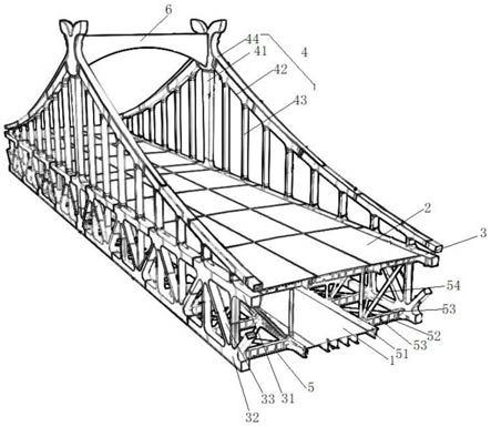 一种异形双层塔桥结构及制作方法与流程
