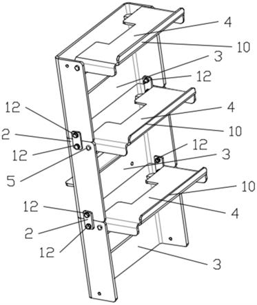 一种应用于高空作业车平台可模块化生产的爬梯的制作方法