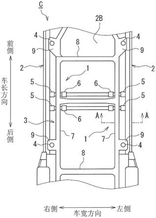 车厢安装结构的制作方法