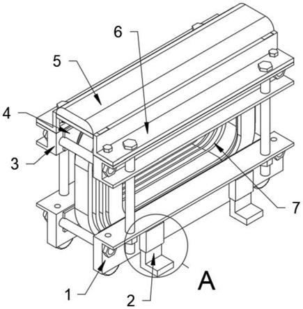 变压器铁芯组安装架的制作方法