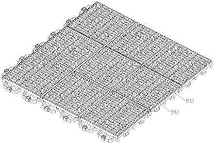 一种双层结构的拼装地板及其制备方法与流程