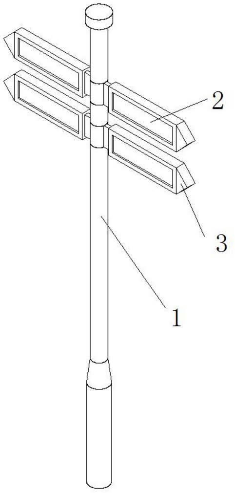 基于风景园林用方位指示牌的制作方法