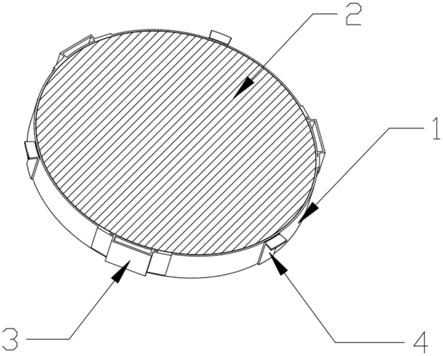 一种新型穿楼板阻火底座的制作方法