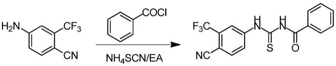 一种绿色环保的4-异硫代氰酰基-2-(三氟甲基)苯甲腈的制备方法与流程