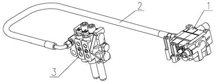 一种通过串接多路阀增加拖拉机液压输出组数的结构的制作方法