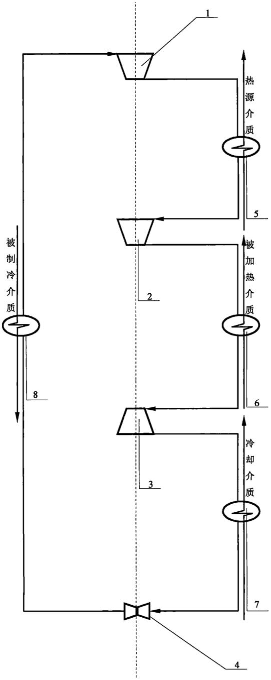 相变型第四类热驱动压缩式热泵的制作方法