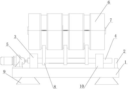 建筑管桩加工用双向自动折叠护板结构的离心定型装置