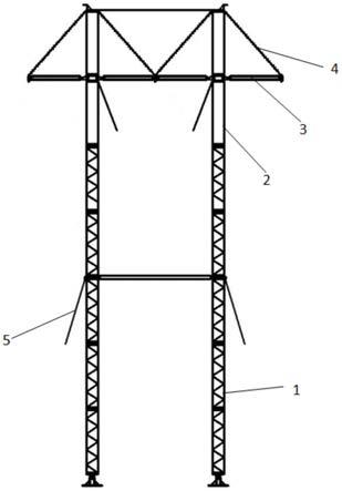一种半绝缘输电线路抢修塔的制作方法