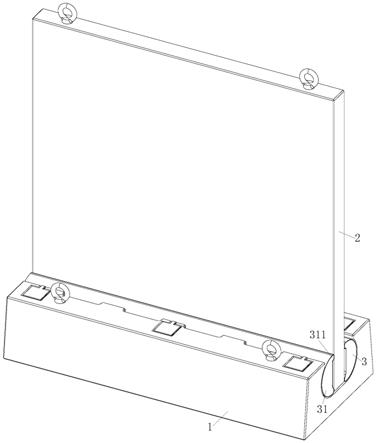 一种建筑施工用快速搭建围栏的制作方法