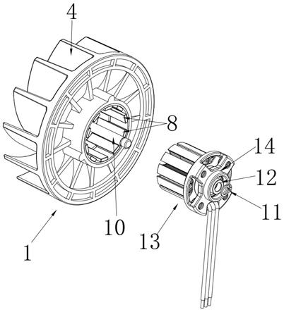 吹风机无刷电机的制作方法