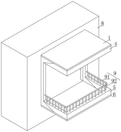 一种装配式建筑的组装阳台结构及其实施方法与流程