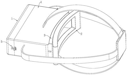 一种可更换防护垫的虚拟现实眼镜的制作方法