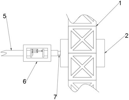 一种可调节的塔式起重机支撑架的制作方法