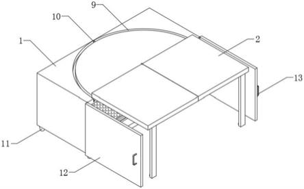 一种带餐桌的橱柜的制作方法
