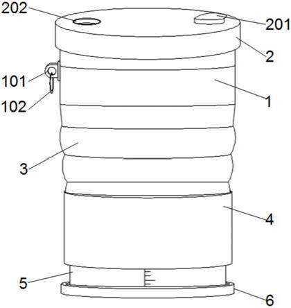 水文研究用水样品暂存装置的制作方法