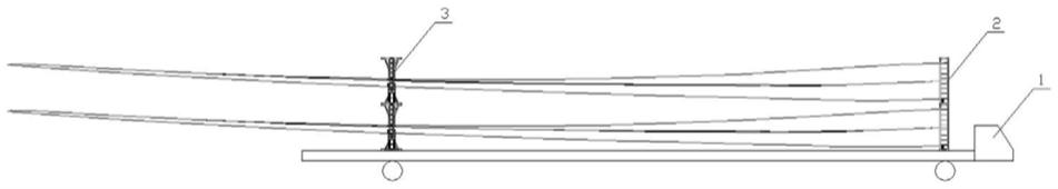 一种风力发电机组叶片多层存放转运机构的制作方法