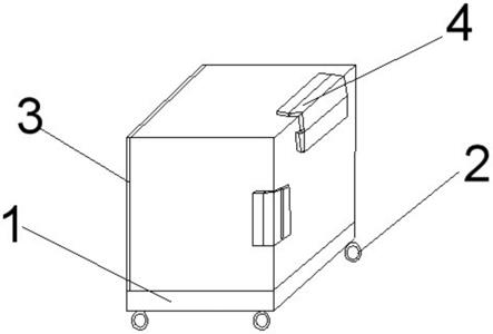 一种洗衣机用抗震包装箱的制作方法