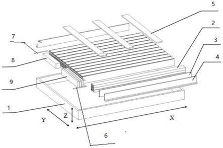 一种镶嵌式液冷板形式的软包电芯排布结构的制作方法