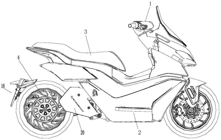 翻转式双屏仪表总成及摩托车的制作方法