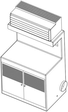 三联供热泵空调集成灶的制作方法