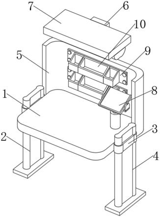 一种具有夜间照明功能的建筑工程管理用工作台的制作方法