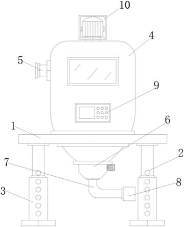 一种用于改性PA6塑料粒子加工的输料吸料设备的制作方法