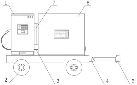一种具有拖车结构的汽车充电桩的制作方法