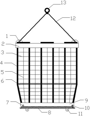一种建筑用运输砖用笼的制作方法