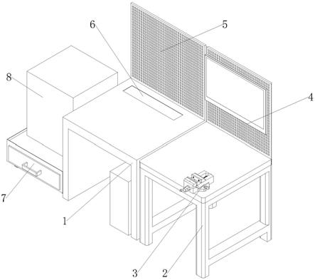 一种具备零件测绘与综合加工的多功能桌椅的制作方法