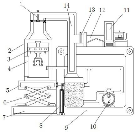 一种水泥预制生产品用除尘装置的制作方法