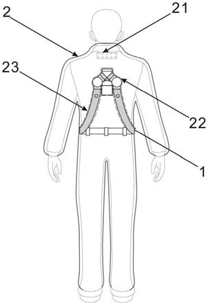 一种风道式降温装置以及小环境降温工作服的制作方法