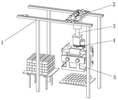 一种砖块码垛提升设备的制作方法