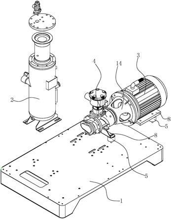 一种螺杆式空气压缩机的整机装配结构的制作方法