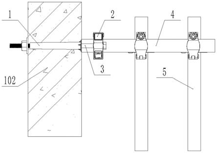 一种用于建筑施工的连墙件及其使用方法与流程