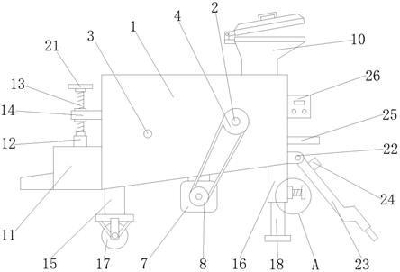 一种建筑工地用混凝土搅拌装置的制作方法